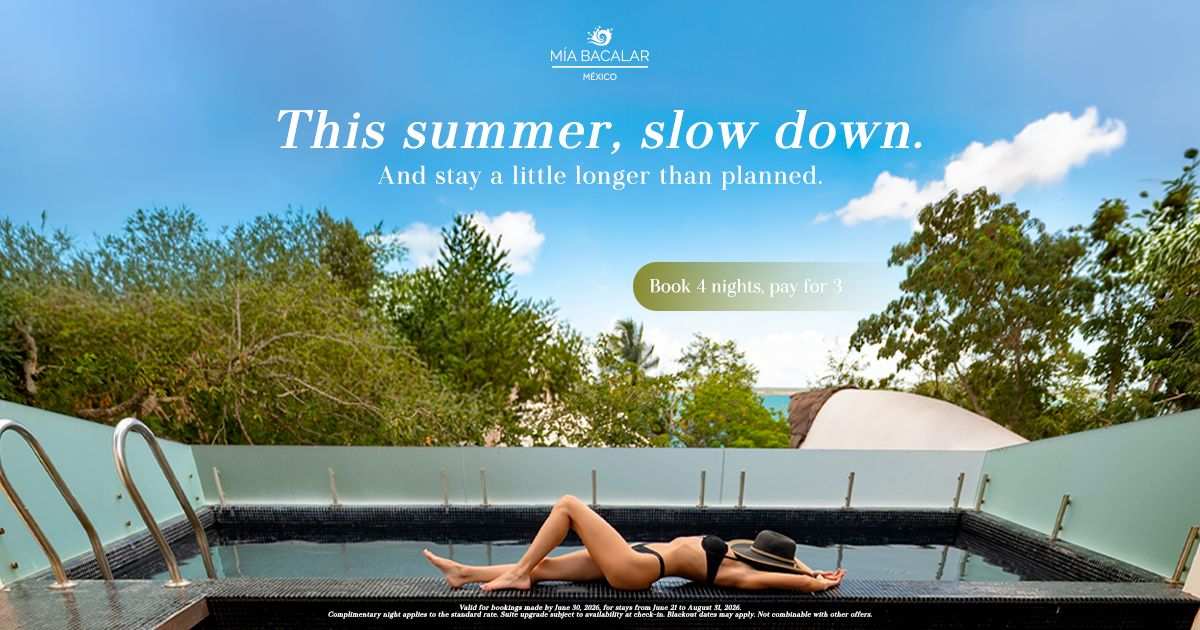 4th Night Complimentary in Bacalar | Mía Bacalar