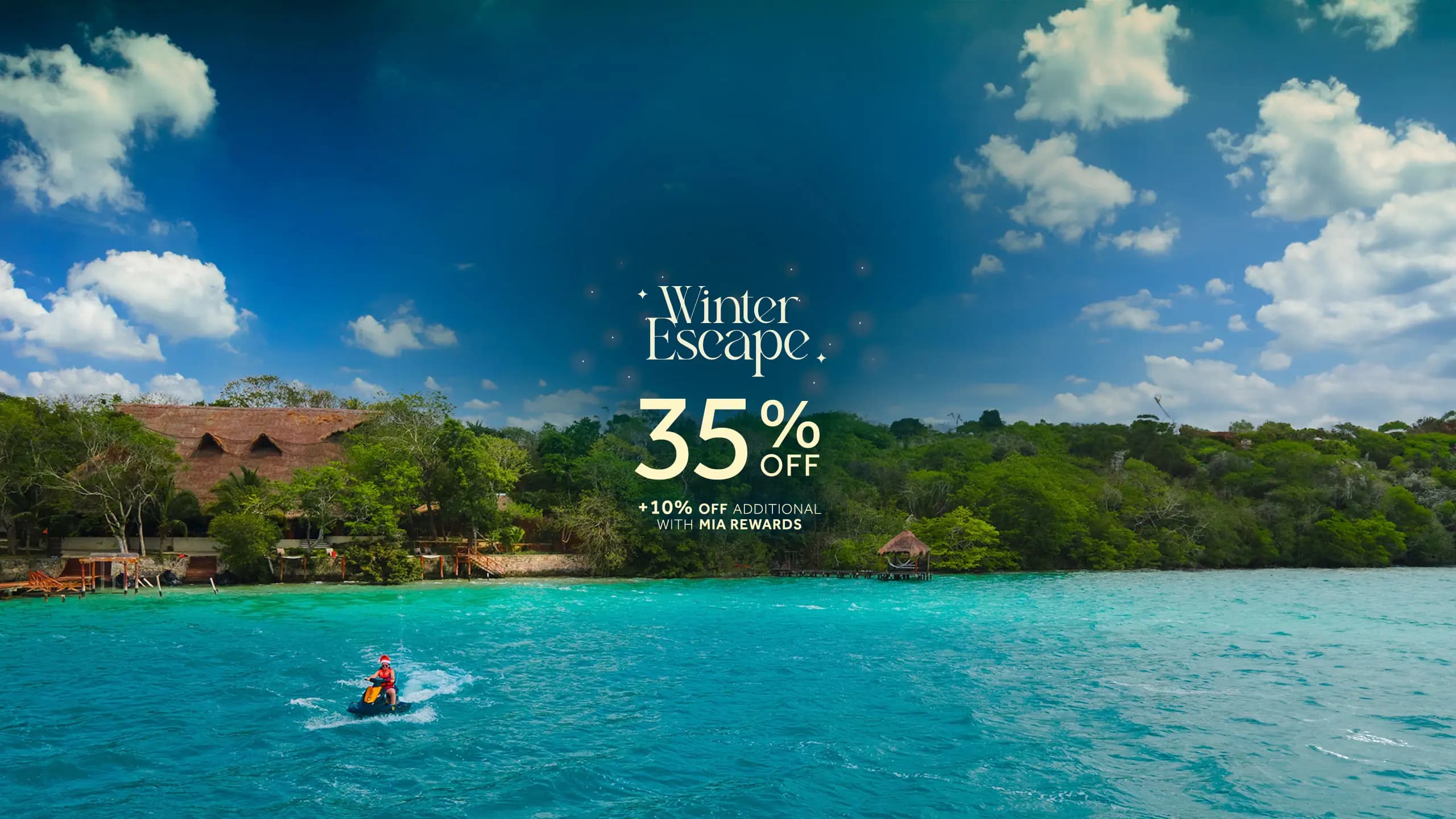 Escape to Paradise This Winter! MÍA Bacalar