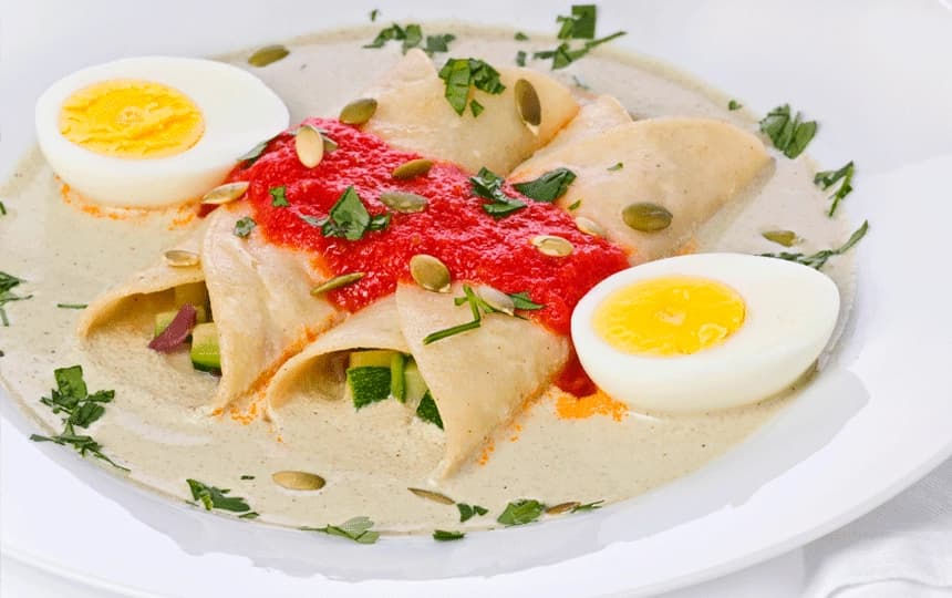 Papadzul, Un platillo tradicional de la comida mexicana