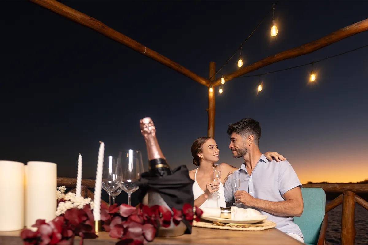 Private moments on the lagoon